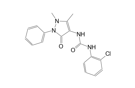 urea, N-(2-chlorophenyl)-N'-(2,3-dihydro-1,5-dimethyl-3-oxo-2-phenyl-1H-pyrazol-4-yl)-