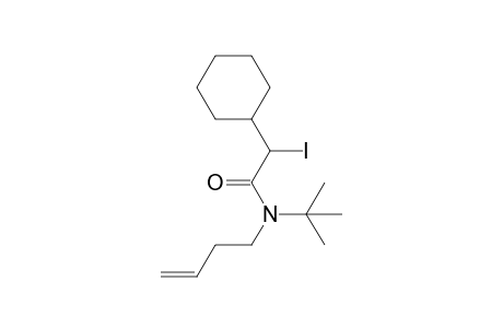 N-(But-3-enyl)-N-tert-butyl-2-cyclohexyl-2-iodoacetamide