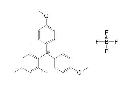 Bis(4-methoxyphenyl)(2,4,6-trimethylphenyl)methylium tetrafluoroborate