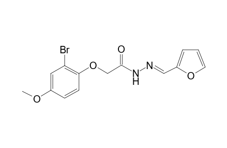 2-(2-Bromo-4-methoxyphenoxy)-N'-[(E)-2-furylmethylidene]acetohydrazide