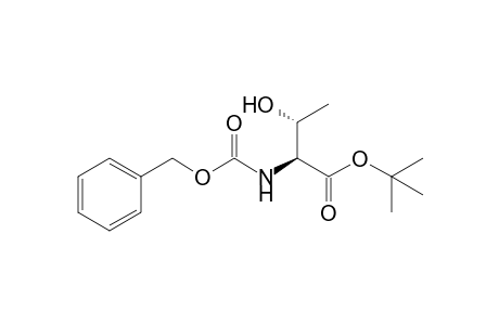 (2S,3R)-2-(benzyloxycarbonylamino)-3-hydroxy-butyric acid tert-butyl ester
