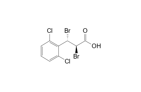 anti-(2R,3S)-2,3-Dibromo-3-(2,6-dichlorophenyl)propanoic acid