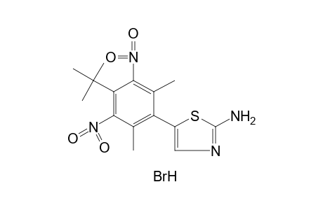 2-AMINO-5-(4-tert-BUTYL-3,5-DINITRO-2,6-XYLYL)THIAZOLE, MONOHYDROBROMIDE