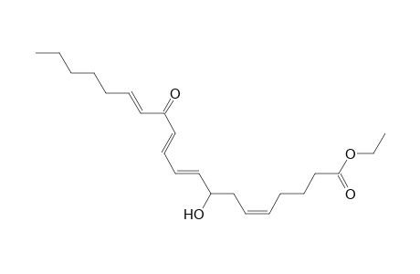 (5Z,9E,11E,14E)-8-hydroxy-13-keto-eicosa-5,9,11,14-tetraenoic acid ethyl ester