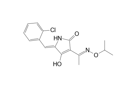 (Z)-5-(2-chlorobenzylidene)-4-hydroxy-3-((E)-1-(isopropoxyimino)ethyl)-pyrroline-2-one