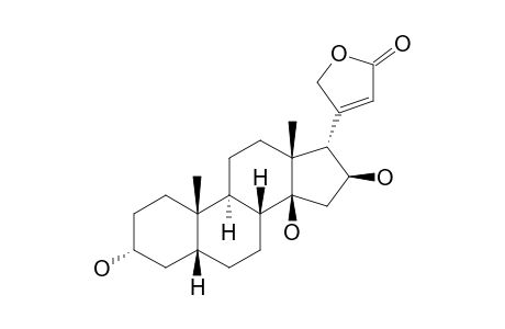 3-EPI-17-BETA-H-GITOXIGENIN;3-ALPHA,14,16-BETA-TRIHYDROXY-5-BETA,14-BETA,17-ALPHA-CARD-20(22)-ENOLIDE