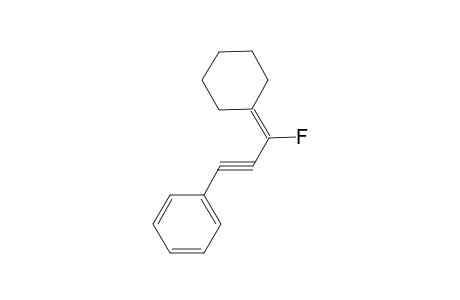 3-Cyclohexylidene-3-fluoro-1-propynylbenzene