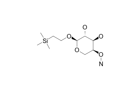 2'-TRIMETHYLSILYLETHYL-4-O-AMINO-ALPHA-L-ARABINOPYRANOSIDE