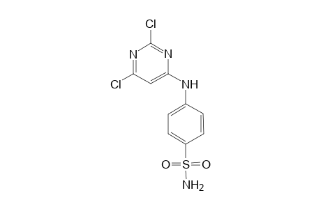 4-[(2,6-dichloro-4-pyrimidinyl)amino]benzenesulfonamide