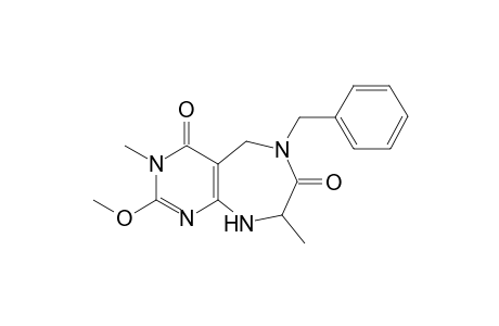 6-Benzyl-2-methoxy-3,8-dimethyl-5,6,8,9-tetrahydro-3H-pyrimido[4,5-e][1,4]diazepine-4,7-dione