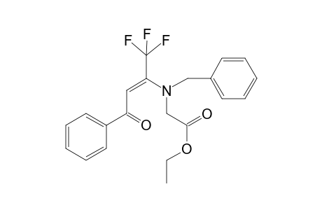 3-{Benzyl[(ethoxycarbonyl)methyl]amino}-4,4,4-trifluoro-1-phenylbut-2-en-1-one