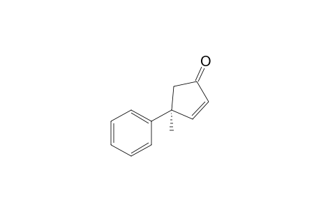 (4S)-4-methyl-4-phenyl-1-cyclopent-2-enone