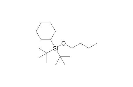 Cyclohexyldi-t-butyl-n-butoxysilane