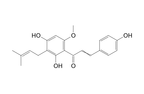 1-[2,4-Dihydroxy-6-methoxy-3-(3-methyl-2-butenyl)phenyl]-3-(4-hydroxyphenyl)-2-propen-1-one