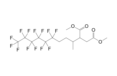 dimethyl 2-(4,4,5,5,6,6,7,7,8,8,9,9,9-tridecafluoro-1-methyl-nonyl)butanedioate