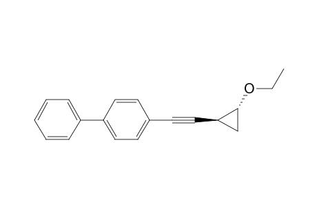 4-[(trans-2-Ethoxycyclopropyl)ethynyl]biphenyl
