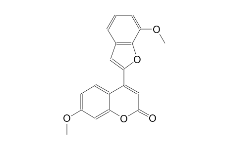 2H-1-benzopyran-2-one, 7-methoxy-4-(7-methoxy-2-benzofuranyl)-