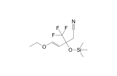 5-Ethoxy-3-trifluoromethyl-3-trimethylsiloxy-4-pentenenitrile