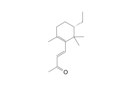 (-)-(5'S,E)-4-(5'-ETHYL-2',6',6'-TRIMETHYLCYCLOHEX-1'-ENYL)-BUT-3-EN-2-ONE