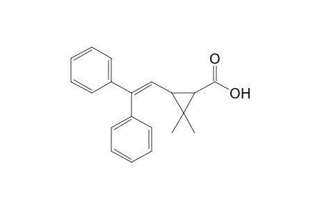 3-(2,2-diphenylethenyl)-2,2-dimethyl-1-cyclopropanecarboxylic acid