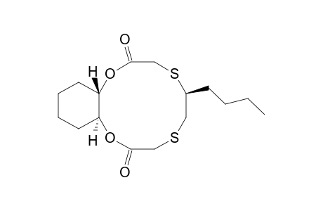 (1S*,6S*,12S*)-6-Butyl-1,12-(tetramethylene)-5,8-dithia-2,11-dioxacyclododecan-3,10-dione