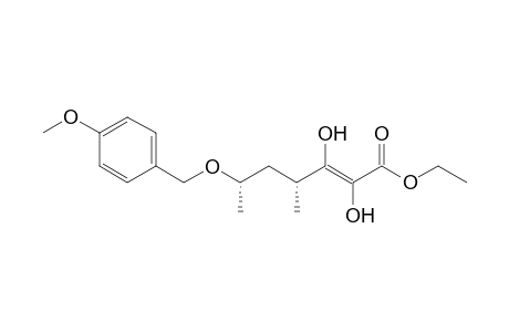 Ethyl (2R,3S,4R,6S)-2,3-Dihydroxy-6-(p-Methoxybenzyloxy)-4-methyl-2-heptenoate