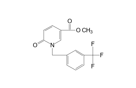 1,6-DIHYDRO-6-OXO-1-[m-TRIFLUOROMETHYL)BENZYL]NICOTINIC ACID, METHYL ESTER
