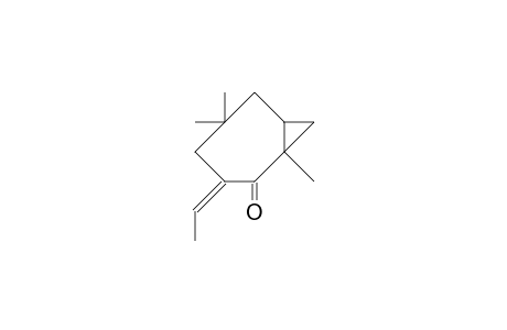 (1R,7S)-3-((E)-Ethylidene)-1,5,5-trimethyl-bicyclo(5.1.0)octan-2-one