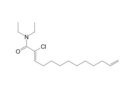 (Z)-2-Chloro-N,N-diethyl-trideca-2,12-dienamide