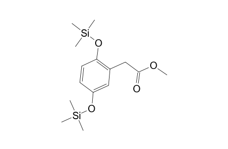 Acetic acid, [2,5-bis(trimethylsiloxy)phenyl]-, methyl ester