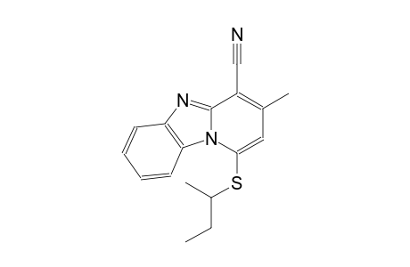 1-(sec-butylsulfanyl)-3-methylpyrido[1,2-a]benzimidazole-4-carbonitrile
