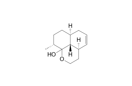 (3aRS,6aSR,9RS,9aSR,9bRS)-9a-Hydroxy-9-methyl-2,3,3a,6,6a,7,8,9,9a,9b-decahydro-1-oxa-1H-phenalene