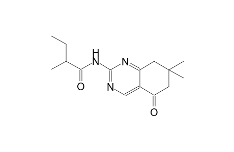 N-(7,7-dimethyl-5-oxo-5,6,7,8-tetrahydro-2-quinazolinyl)-2-methylbutanamide