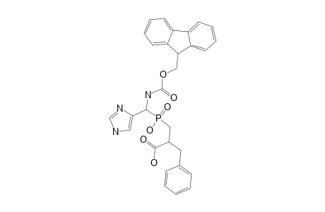 2-BENZYL-3-[[(9-H-FLUOREN-9-YLMETHOXYCARBONYLAMINO)-(1-H-IMIDAZOL-4-YL)-METHYL]-HYDROXYPHOSPHINOYL]-PROPIONIC-ACID