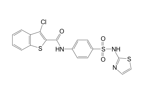 3-chloro-4'-[(2-thiazolyl)sulfamoyl]benzo[b]thiophene-2-carboxanilide
