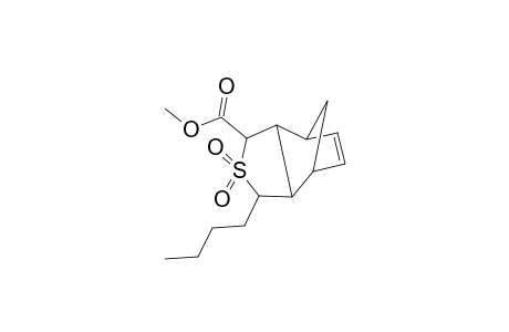 3-Methoxycarbonyl-4-thia-5-butyl-4,4-dioxo-tetracyclo[5.2.1(1,7).0(2,6)]deca-8-ene