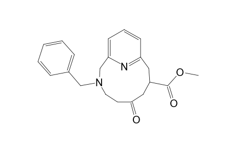 5-Oxo-8-(phenylmethyl)-8,14-diazabicyclo[8.3.1]tetradeca-1(14),10,12-triene-3-carboxylic acid methyl ester