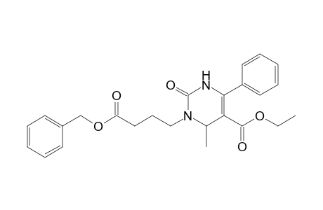 Ethyl 6-methyl-4-phenyl-1-[3-(benzoxycarbonyl)propyl]-2-oxodihydropyrimidine-5-carboxylate
