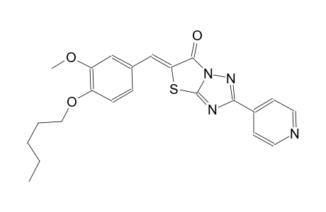 thiazolo[3,2-b][1,2,4]triazol-6(5H)-one, 5-[[3-methoxy-4-(pentyloxy)phenyl]methylene]-2-(4-pyridinyl)-, (5Z)-