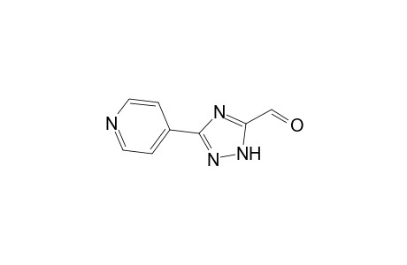 1H-1,2,4-Triazole-3-carboxaldehyde, 5-(4-pyridinyl)-