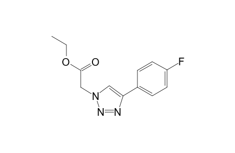 Ethyl 2-(4-(4-fluorophenyl)-1H-1,2,3-triazol-1-yl)acetate