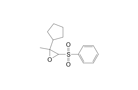 Oxirane, 2-cyclopentyl-2-methyl-3-(phenylsulfonyl)-