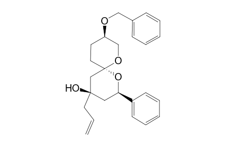 (2R,4R,6S,9R)-4-Allyl-9-benzyloxy-2-phenyl-1,7-dioxaspiro[5.5]undecan-4-ol