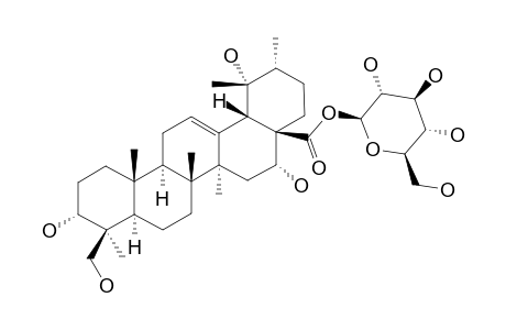 RYOBUNIN-A;16-HYDROXY-BARBINERVIC-ACID-28-O-BETA-D-GLUCOPYRANOSYDE