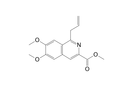 Methyl 1-allyl-6,7-dimethoxyisoquinoline-3-carboxylate