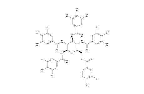 MONACANTHIN-A;1,2,3,4-TETRA-O-GALLOYL-6-O-PROTOCATECHUOYL-BETA-D-GLUCOSE