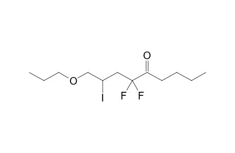 4,4-Difluoro-2-iodo-1-propanoxy-5-nonanone