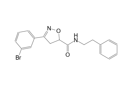 5-isoxazolecarboxamide, 3-(3-bromophenyl)-4,5-dihydro-N-(2-phenylethyl)-