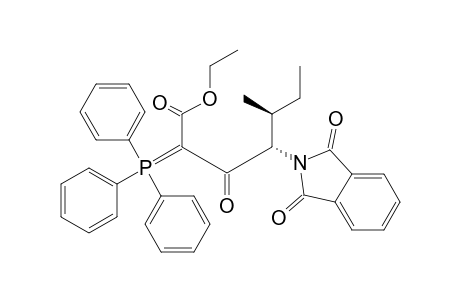 (4S,5S)-3-keto-5-methyl-4-phthalimido-2-triphenylphosphoranylidene-enanthic acid ethyl ester