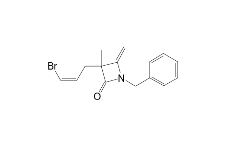 (Z)-1-benzyl-3-(3-bromoallyl)-3-methyl-4-methyleneazetidin-2-one
